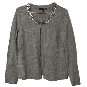 Banana Republic Jewel Neck Embellished Cardigan